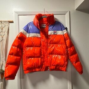 FILA bright statement Jacket with Logo - NWOT